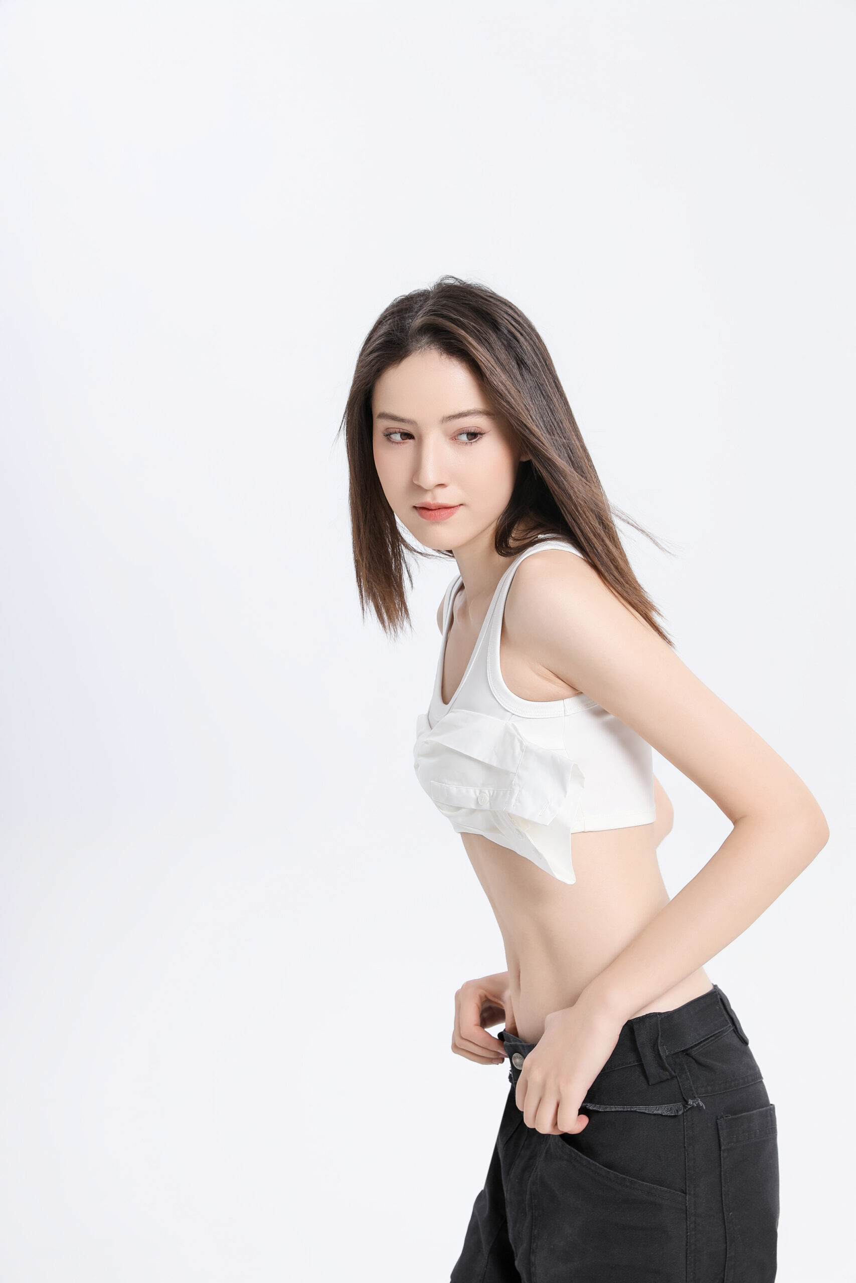 Shirt Sleeve Padded Top